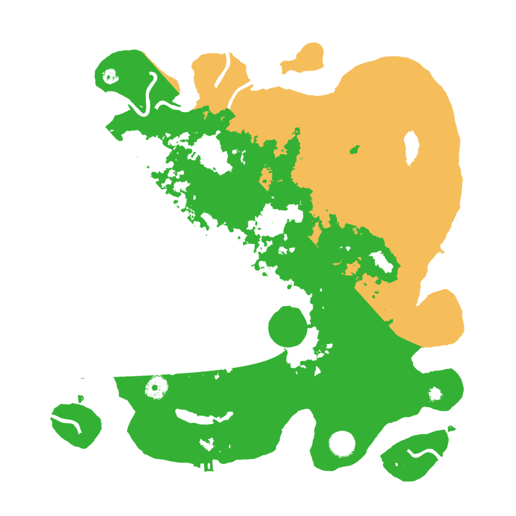 Biome Rust Map: Procedural Map, Size: 3500, Seed: 1158103484
