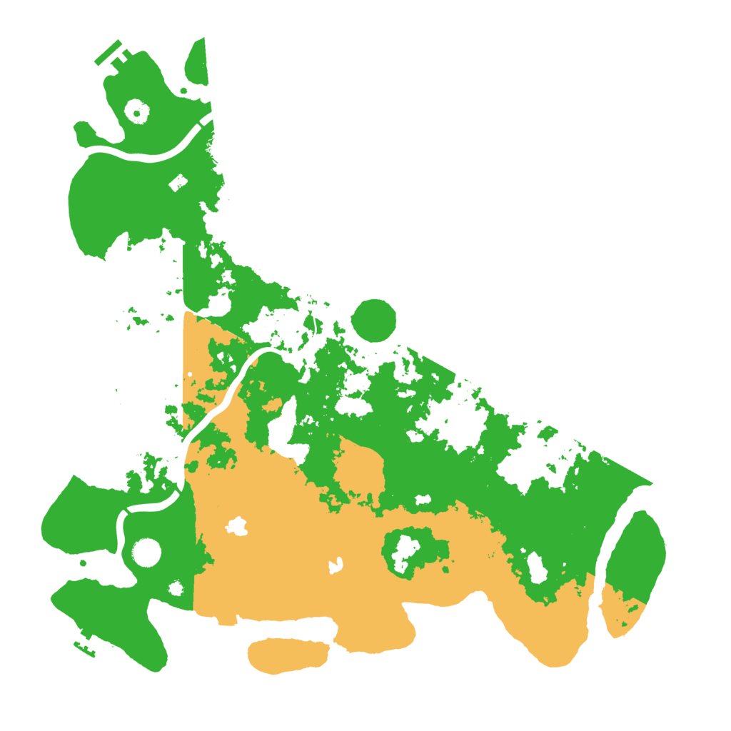 Biome Rust Map: Procedural Map, Size: 4500, Seed: 2003348519