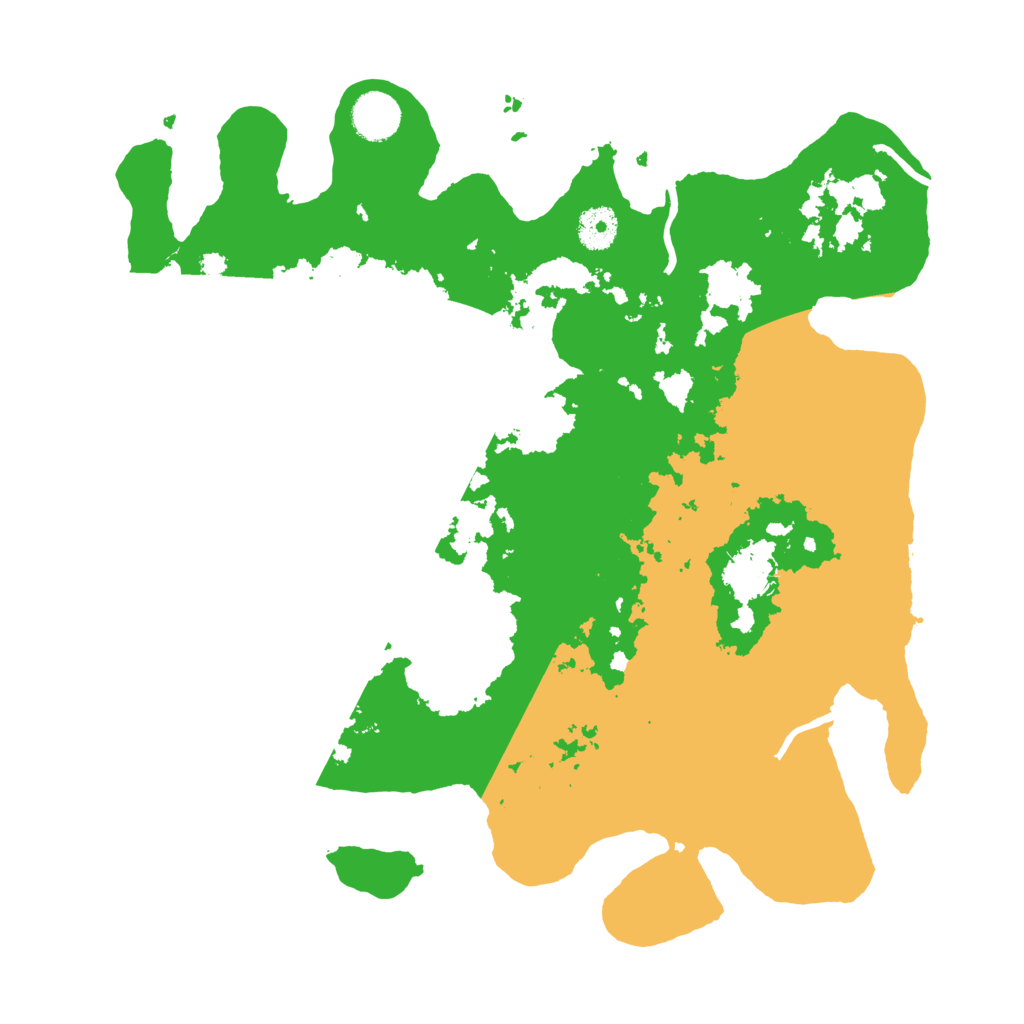 Biome Rust Map: Procedural Map, Size: 3700, Seed: 8521968