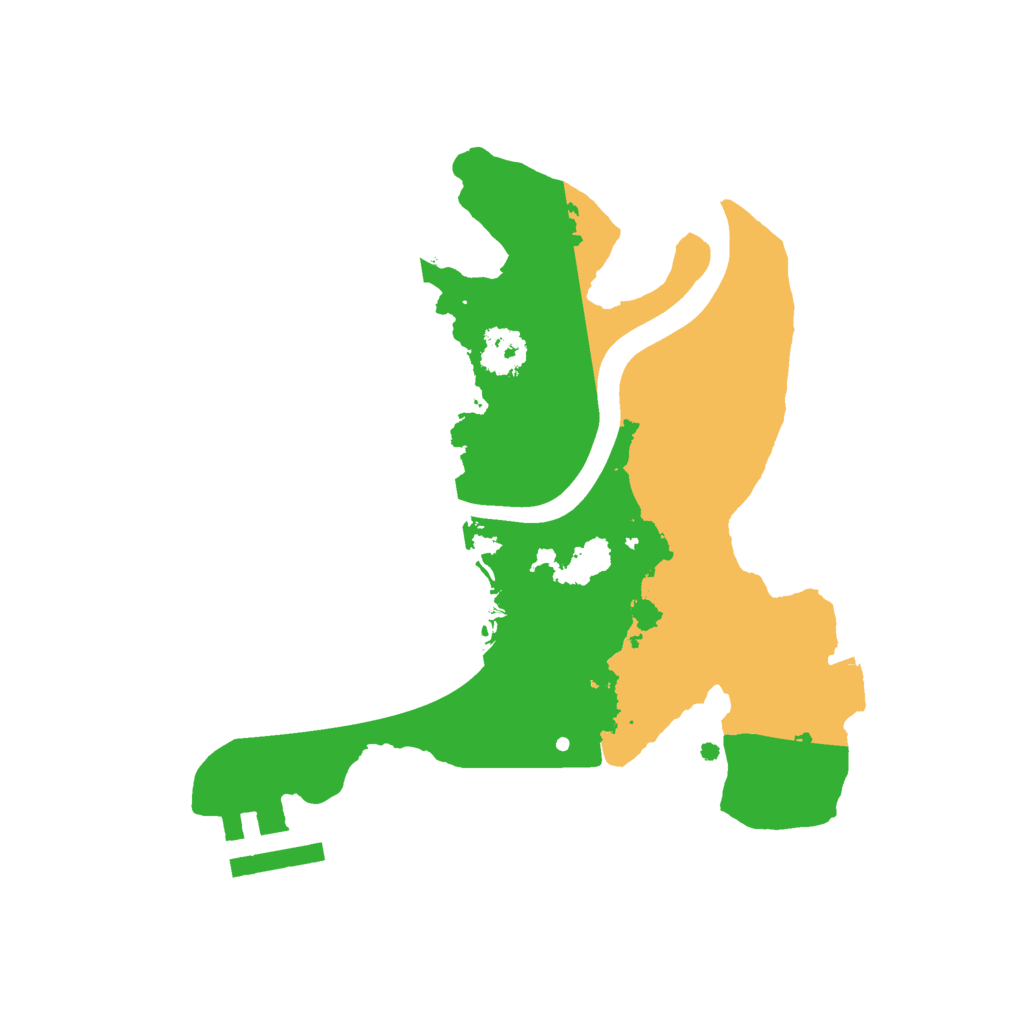 Biome Rust Map: Procedural Map, Size: 2200, Seed: 617173013