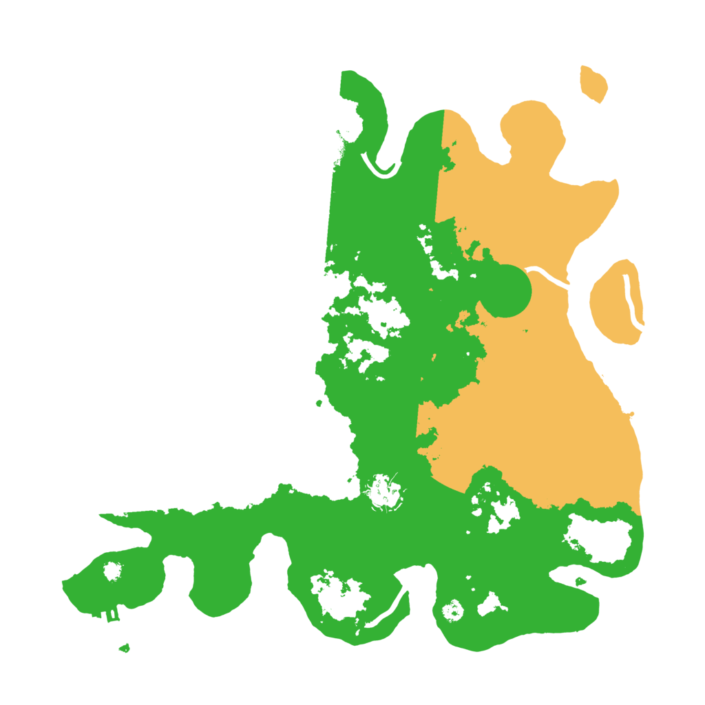 Biome Rust Map: Procedural Map, Size: 3500, Seed: 4498417