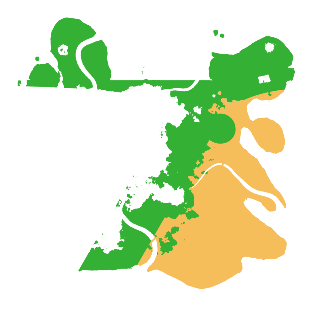 Biome Rust Map: Procedural Map, Size: 3000, Seed: 2062478533