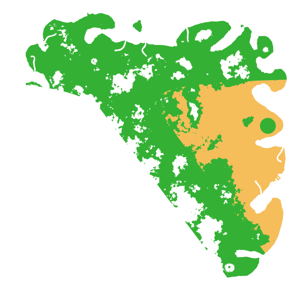 Biome Rust Map: Procedural Map, Size: 5000, Seed: 17760314