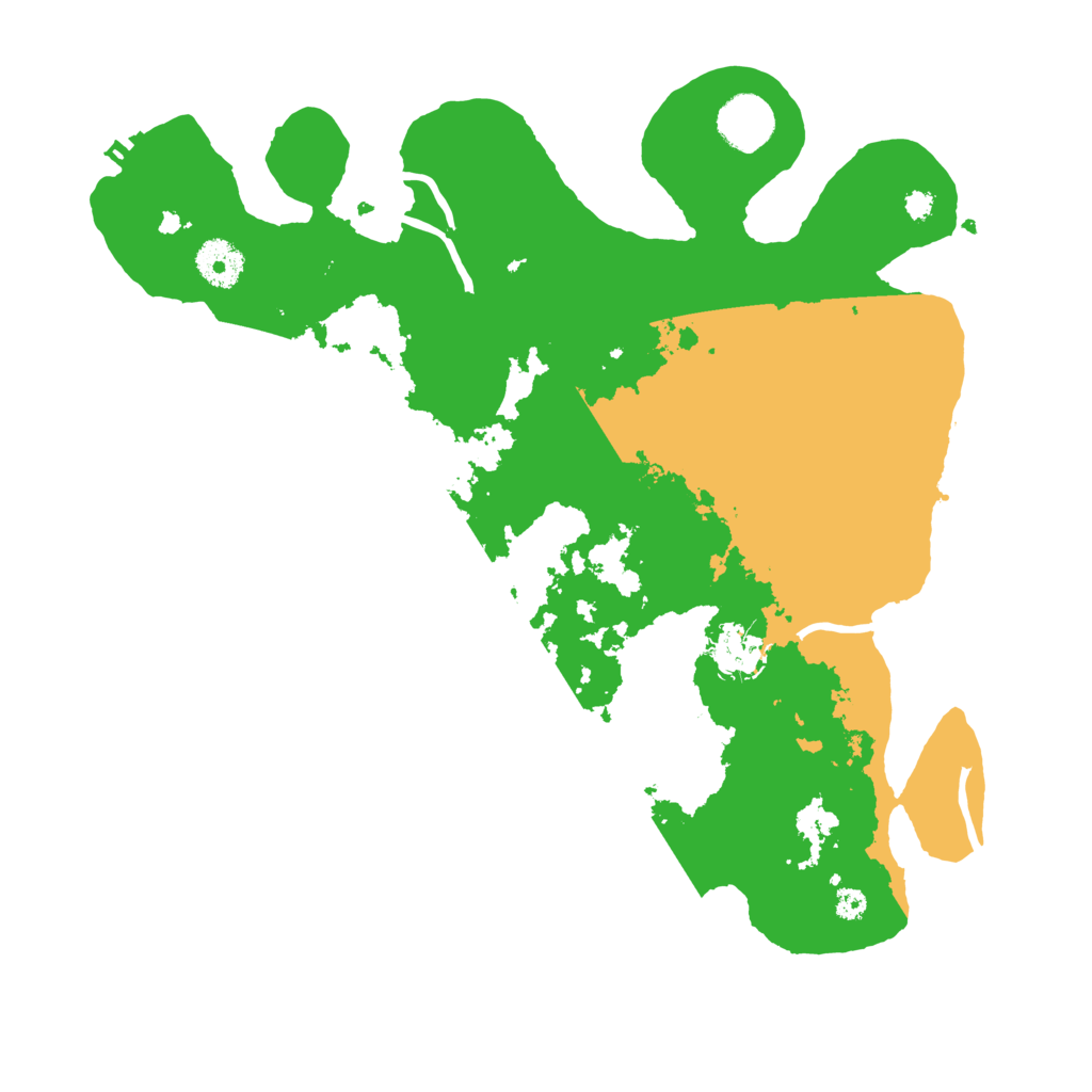 Biome Rust Map: Procedural Map, Size: 3500, Seed: 1855402023