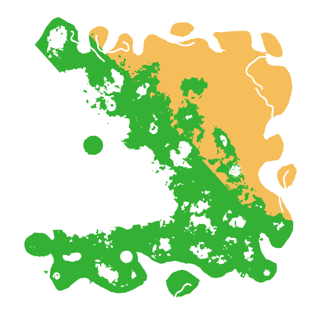 Biome Rust Map: Procedural Map, Size: 4500, Seed: 4966
