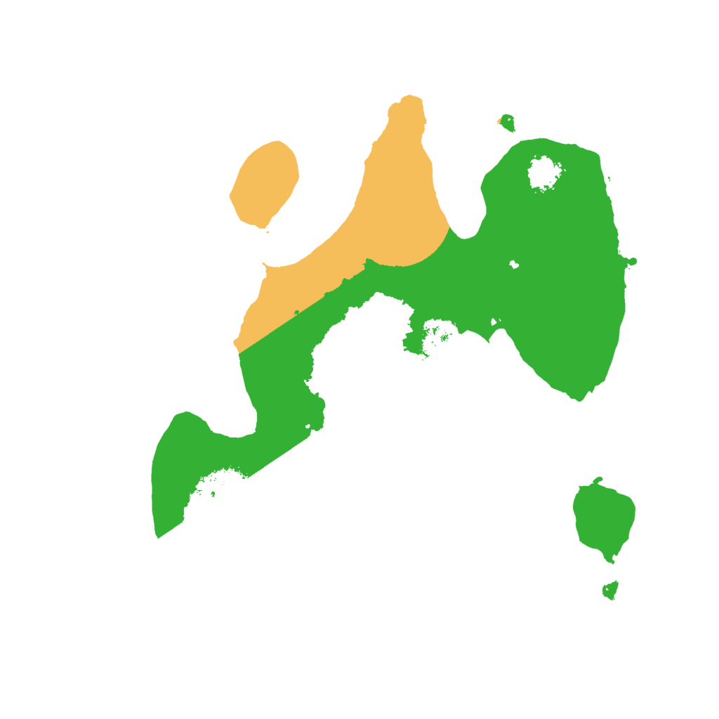 Biome Rust Map: Procedural Map, Size: 2000, Seed: 113132544