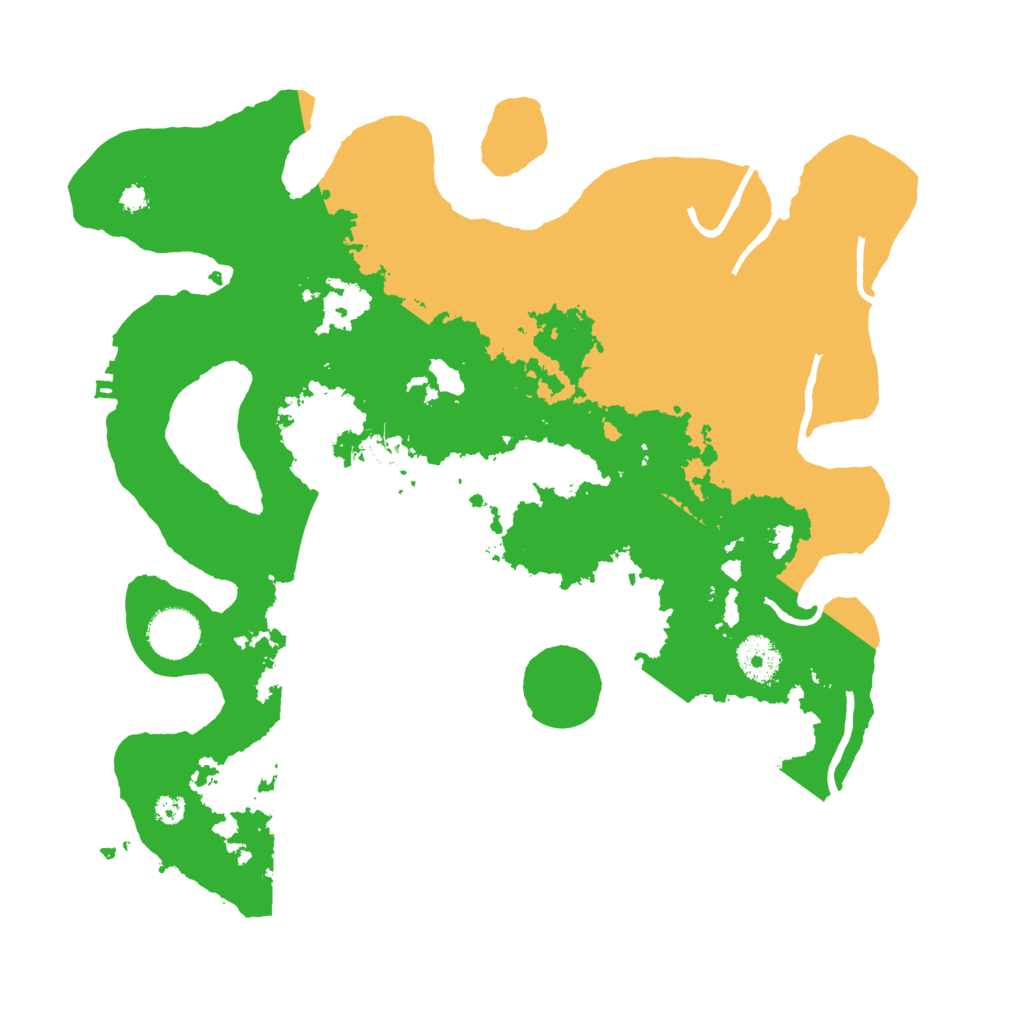 Biome Rust Map: Procedural Map, Size: 3500, Seed: 855509369