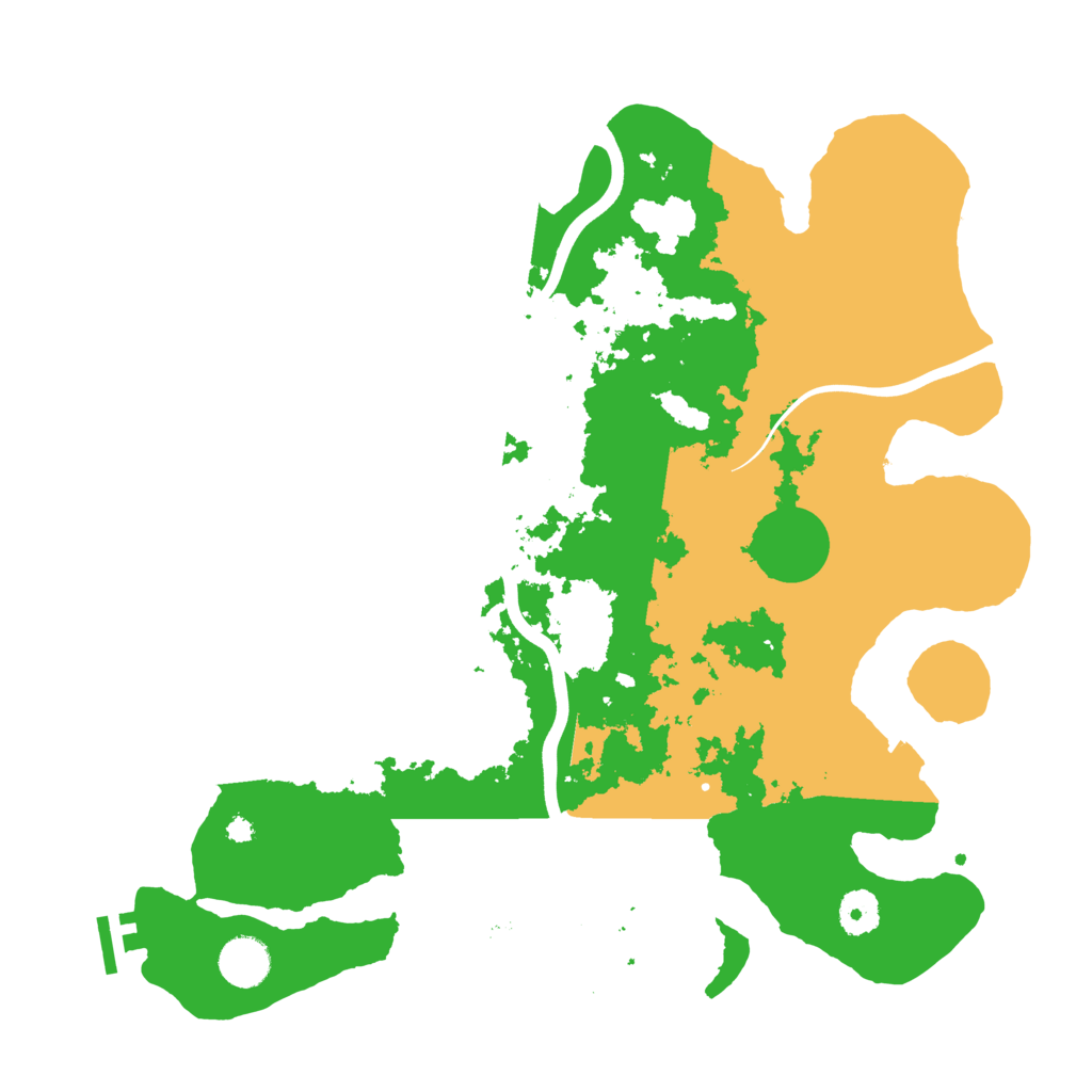 Biome Rust Map: Procedural Map, Size: 3800, Seed: 335519088