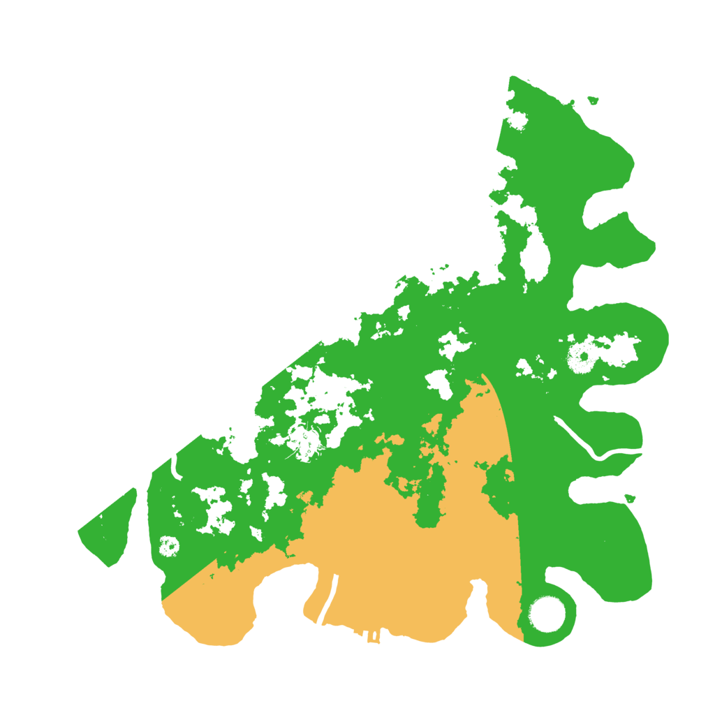 Biome Rust Map: Procedural Map, Size: 3500, Seed: 12968400