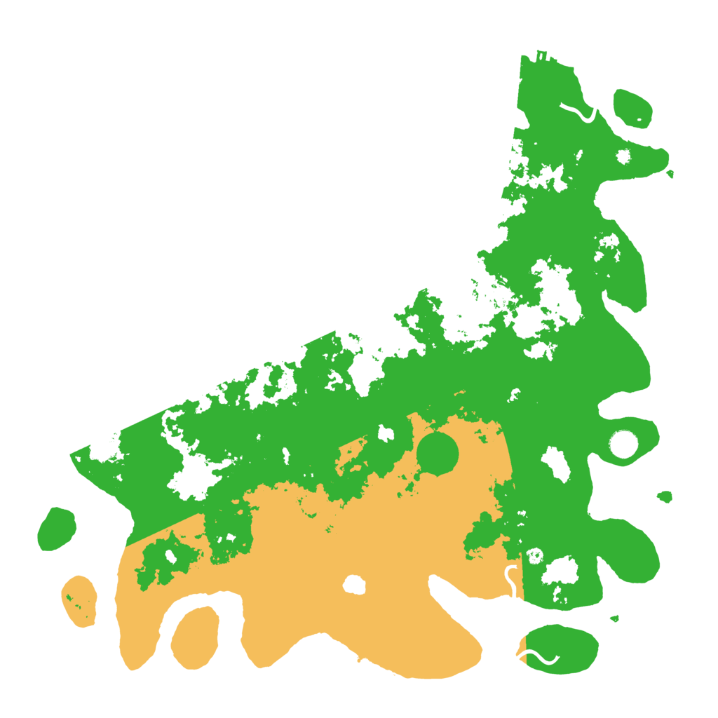 Biome Rust Map: Procedural Map, Size: 4500, Seed: 450515970