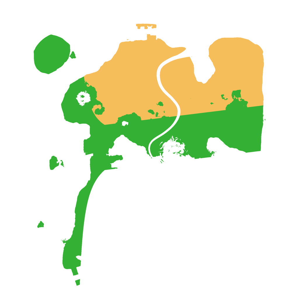 Biome Rust Map: Procedural Map, Size: 2250, Seed: 82550