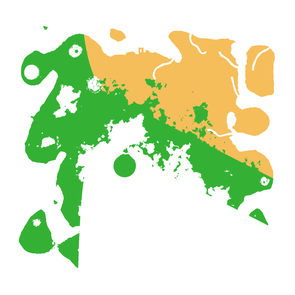 Biome Rust Map: Procedural Map, Size: 3500, Seed: 331912826