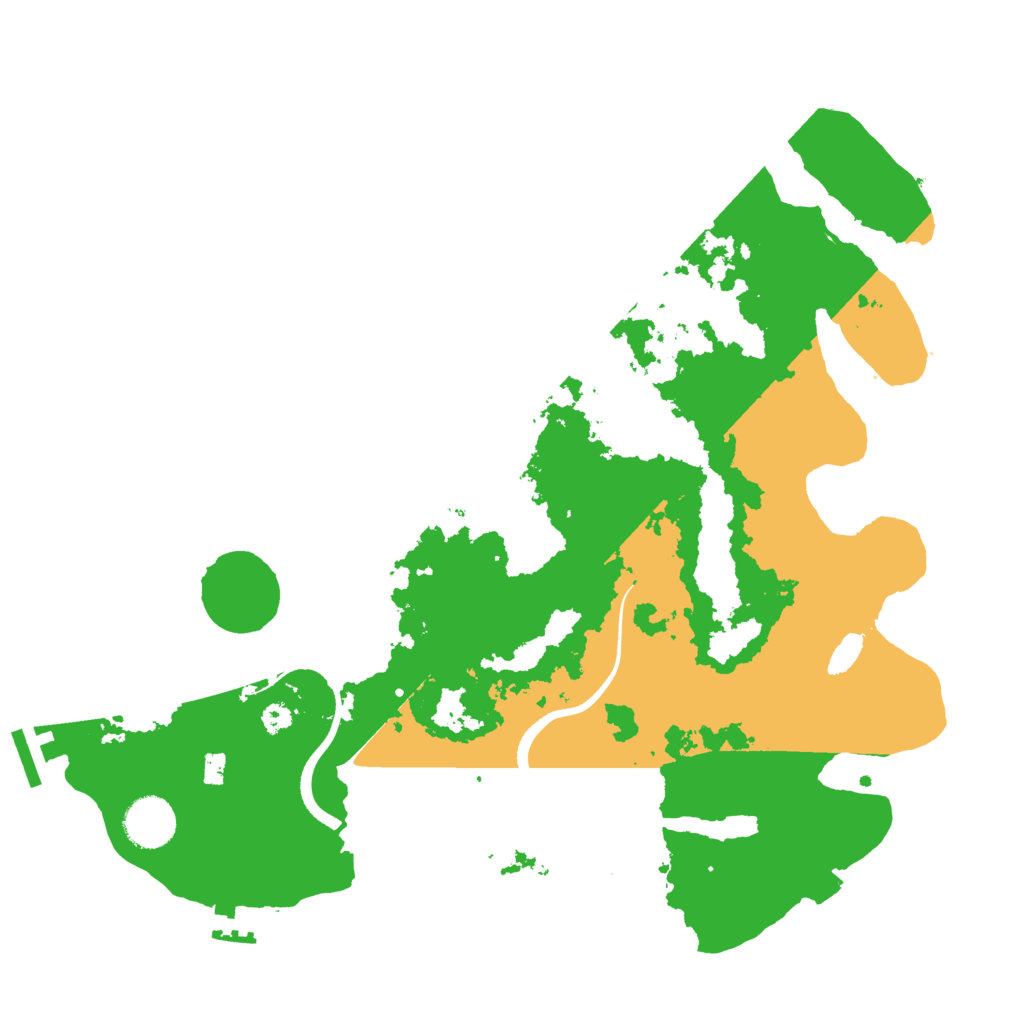 Biome Rust Map: Procedural Map, Size: 3500, Seed: 1588428725