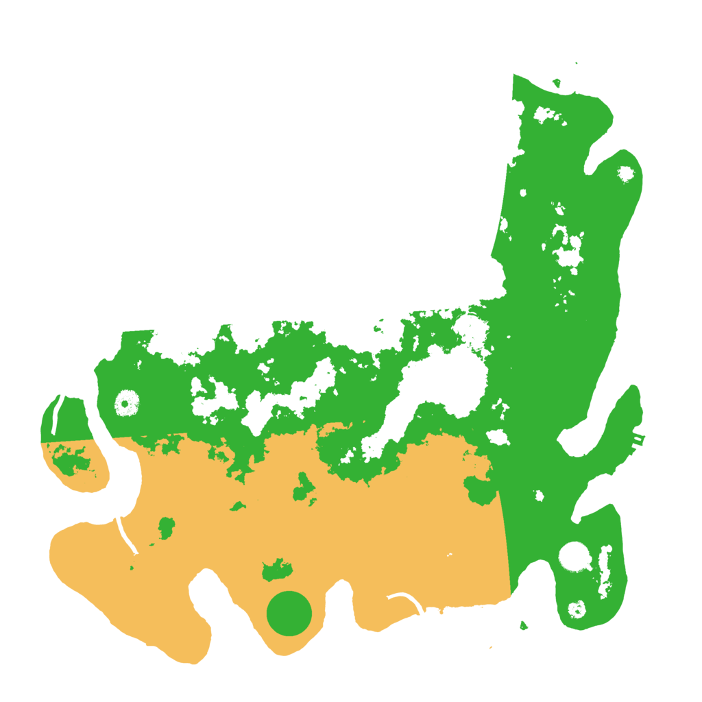 Biome Rust Map: Procedural Map, Size: 4096, Seed: 1031984479