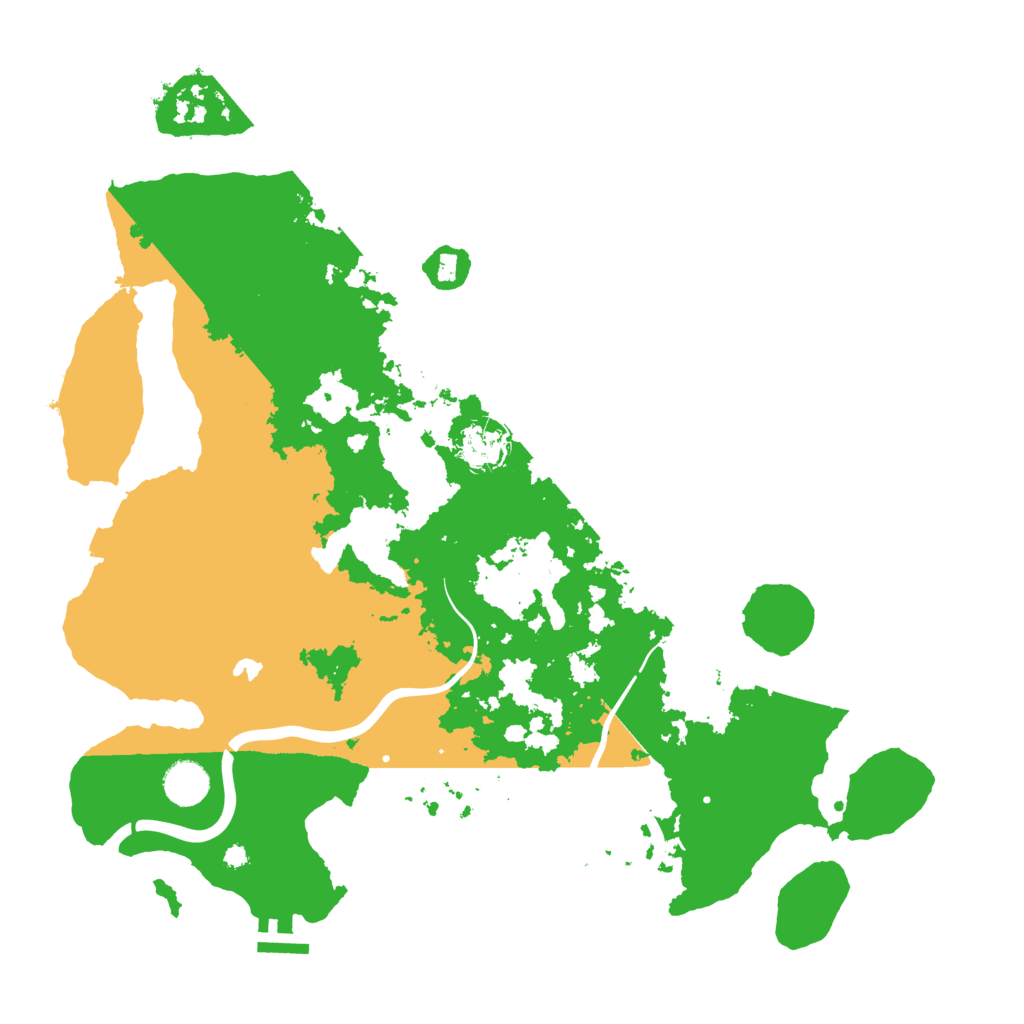 Biome Rust Map: Procedural Map, Size: 4006, Seed: 1234567890