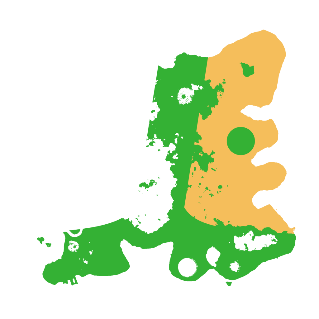 Biome Rust Map: Procedural Map, Size: 3000, Seed: 317059372