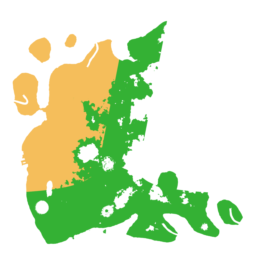 Biome Rust Map: Procedural Map, Size: 3500, Seed: 2079488702