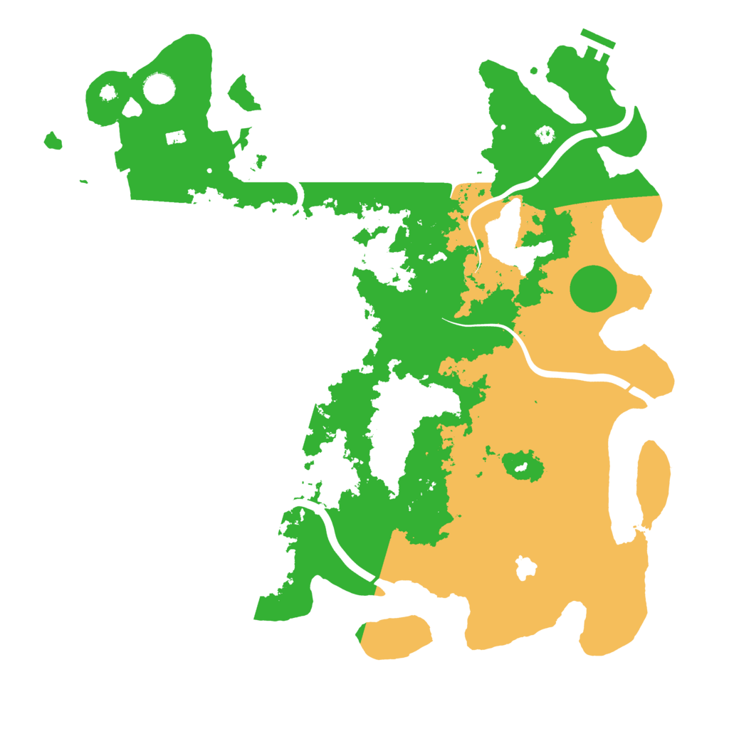 Biome Rust Map: Procedural Map, Size: 4096, Seed: 1515908623