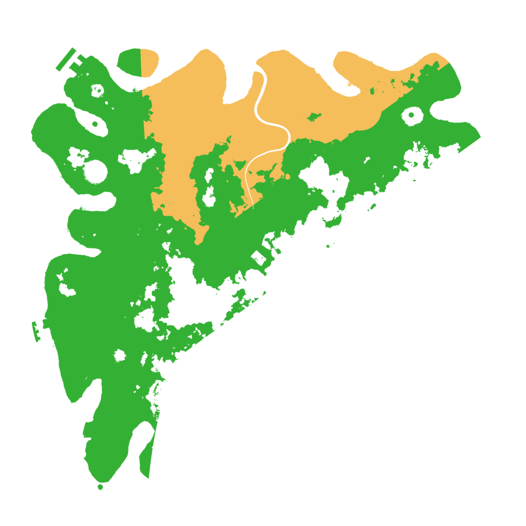 Biome Rust Map: Procedural Map, Size: 3950, Seed: 1405700587