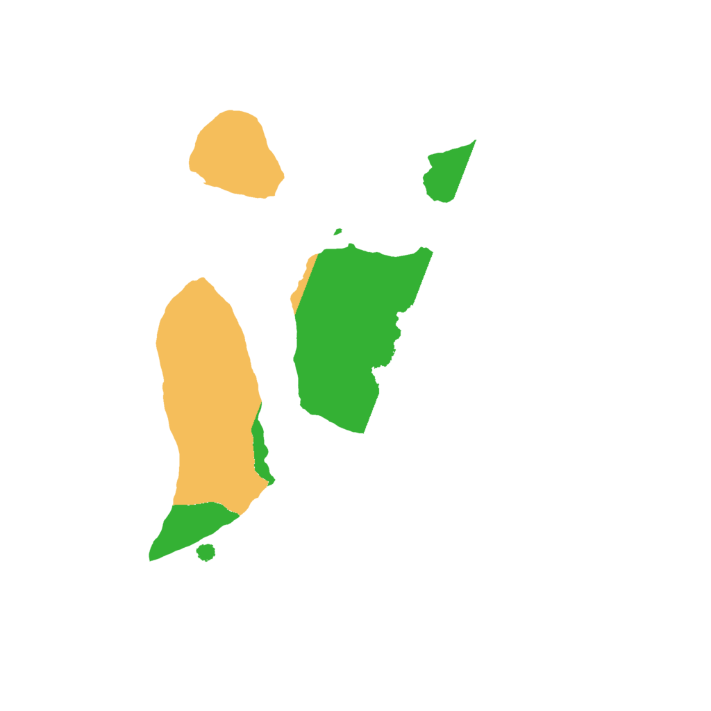 Biome Rust Map: Procedural Map, Size: 1600, Seed: 1600