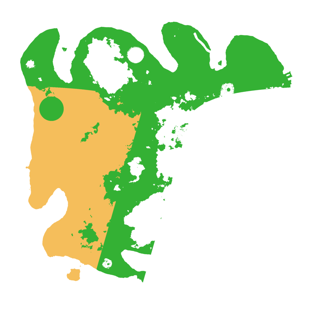 Biome Rust Map: Procedural Map, Size: 3500, Seed: 1881495790