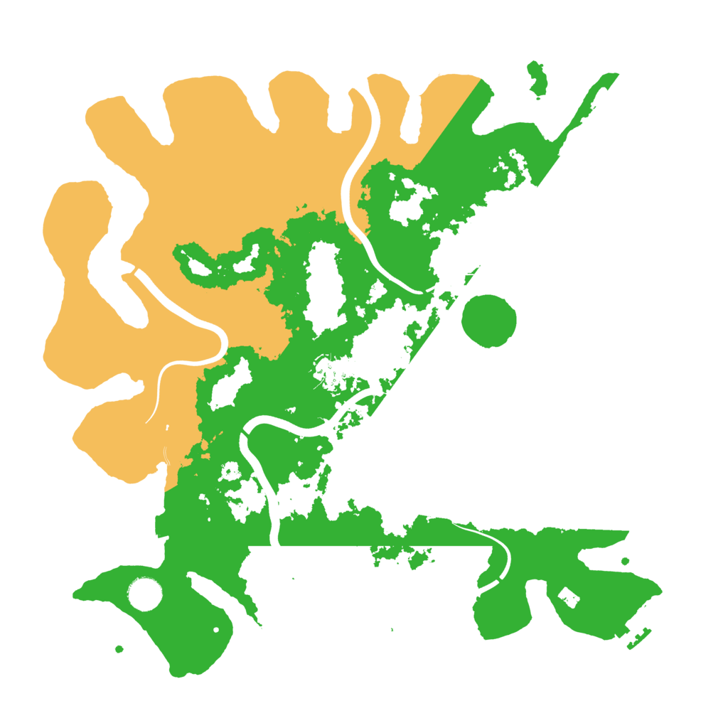 Biome Rust Map: Procedural Map, Size: 3800, Seed: 18218