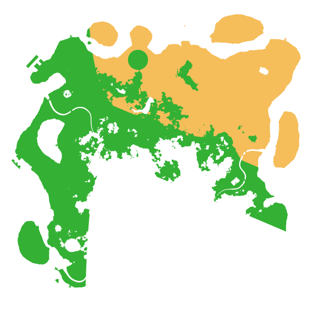 Biome Rust Map: Procedural Map, Size: 4250, Seed: 22559346