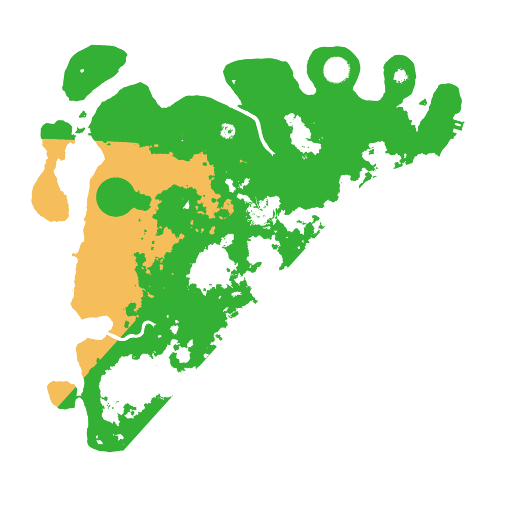 Biome Rust Map: Procedural Map, Size: 3500, Seed: 28450145
