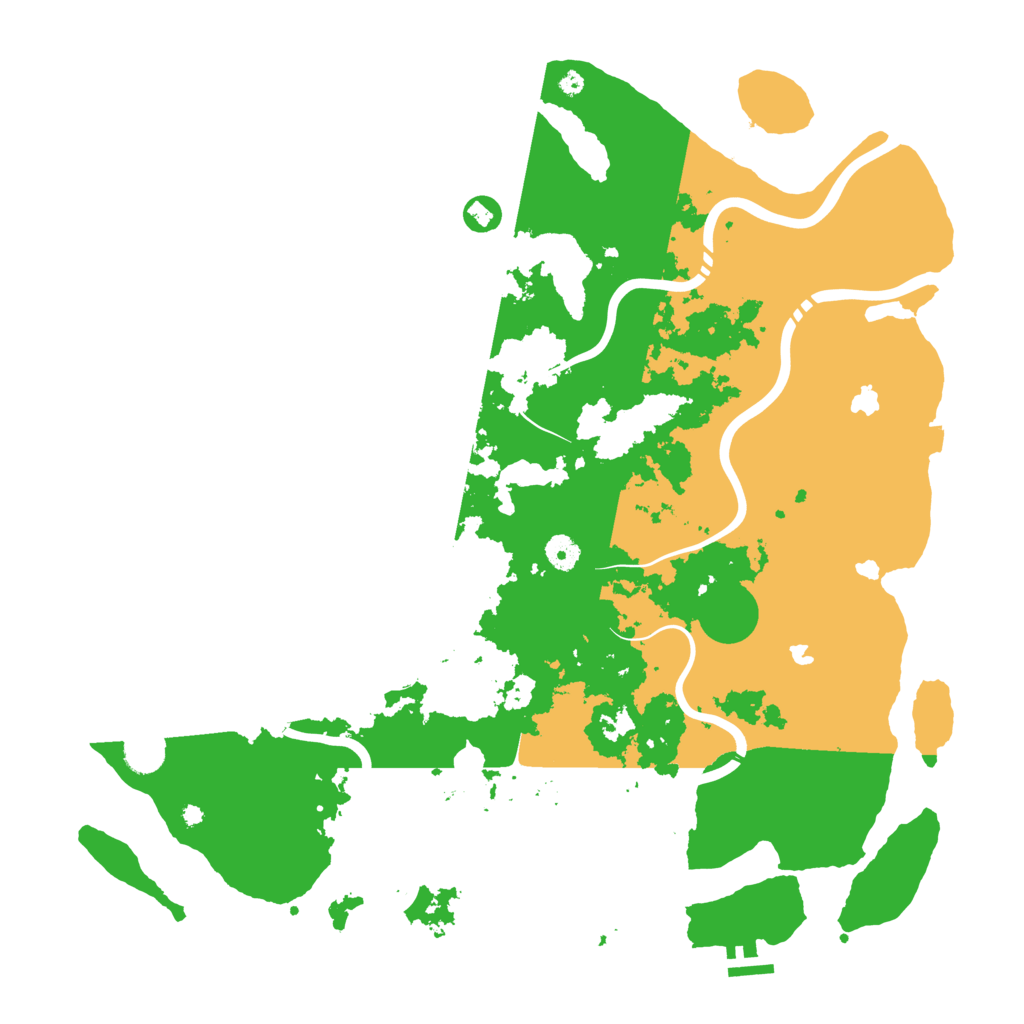 Biome Rust Map: Procedural Map, Size: 4500, Seed: 1311992720