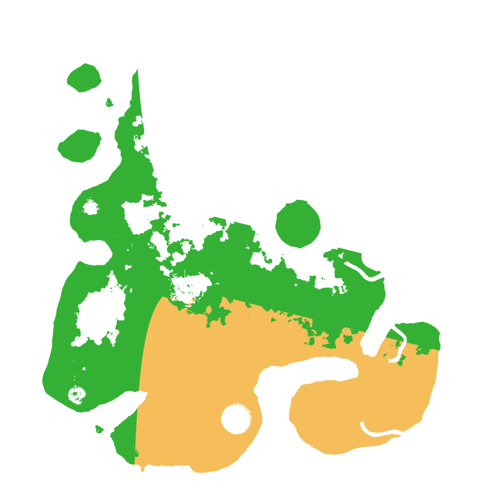 Biome Rust Map: Procedural Map, Size: 3000, Seed: 3939