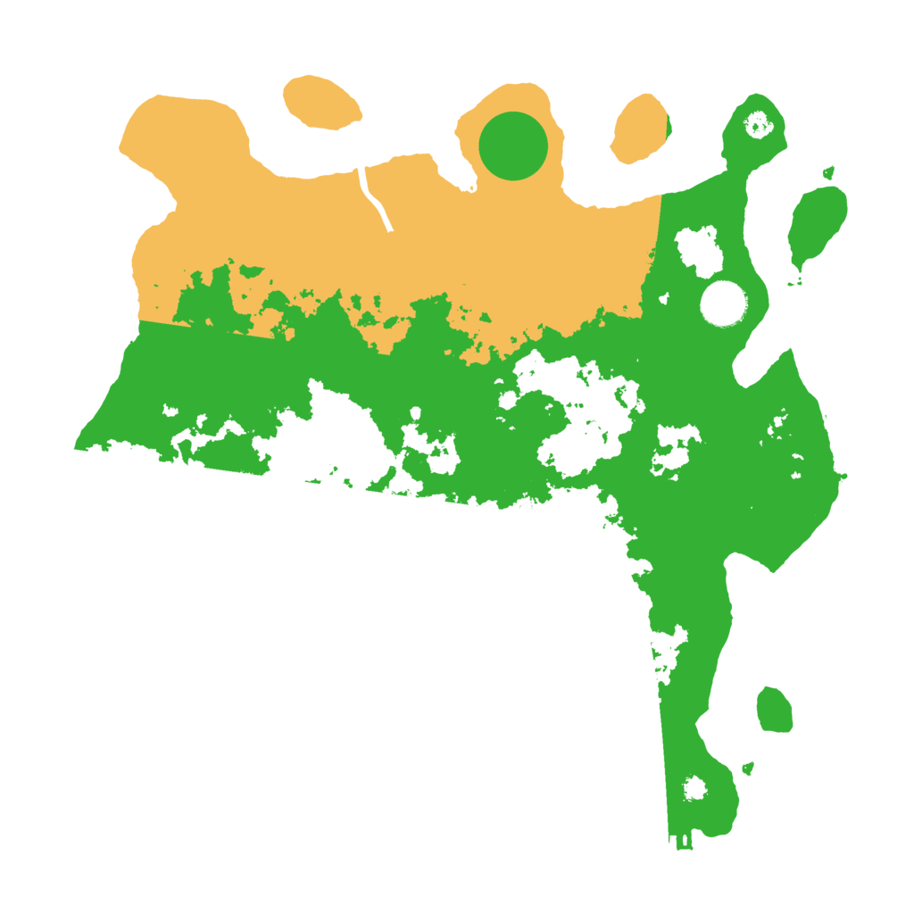 Biome Rust Map: Procedural Map, Size: 3500, Seed: 1417575530