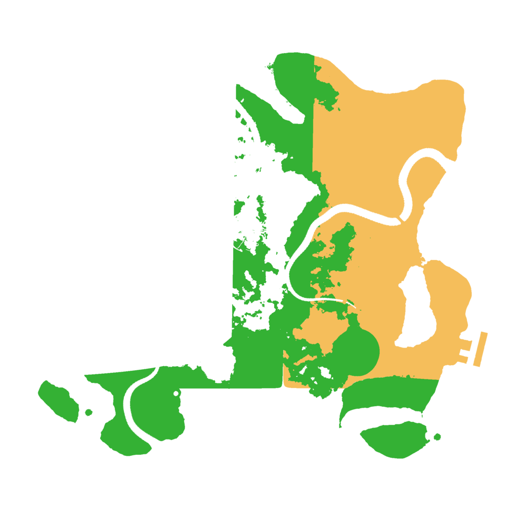 Biome Rust Map: Procedural Map, Size: 3000, Seed: 5803746