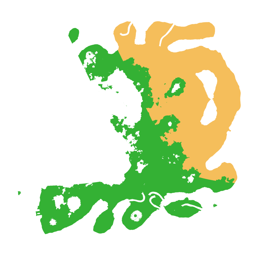 Biome Rust Map: Procedural Map, Size: 3500, Seed: 2085346942