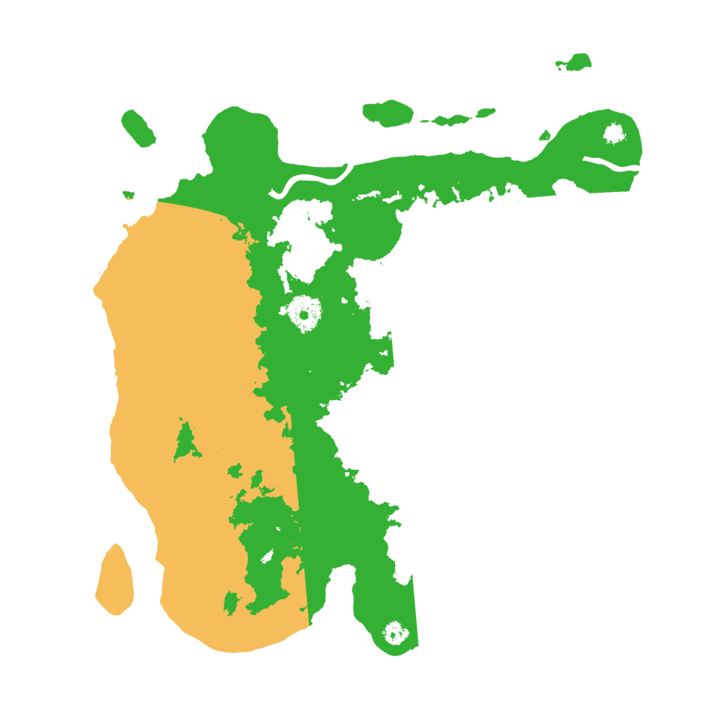 Biome Rust Map: Procedural Map, Size: 3200, Seed: 182462146