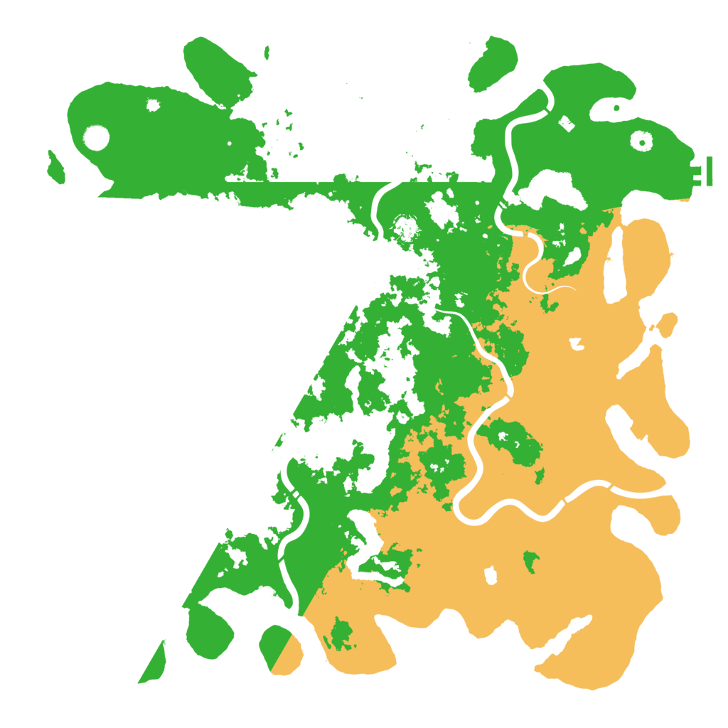 Biome Rust Map: Procedural Map, Size: 5000, Seed: 937439199