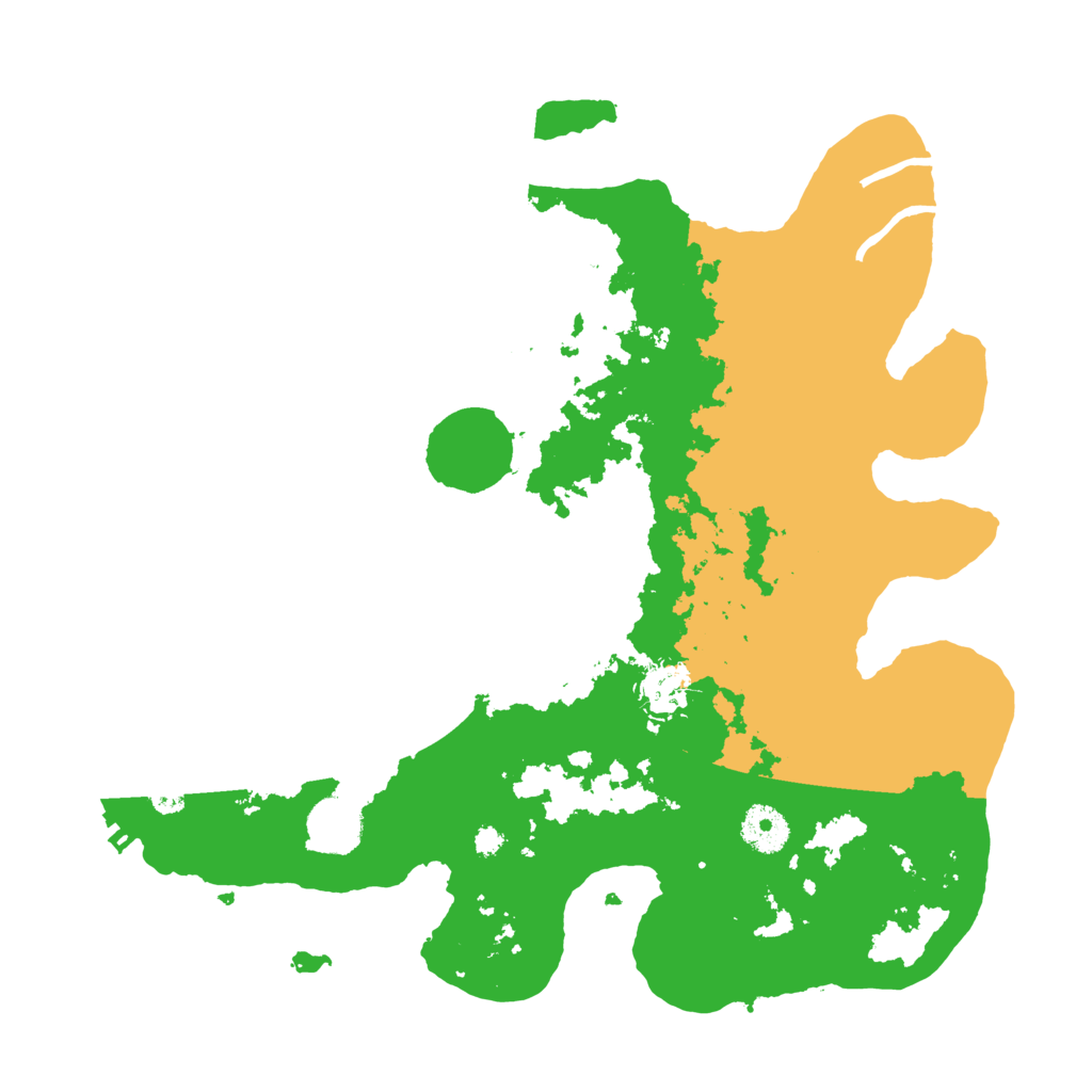 Biome Rust Map: Procedural Map, Size: 3500, Seed: 331912827