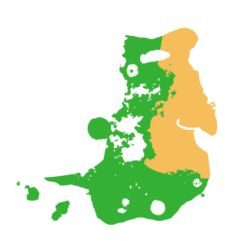 Biome Rust Map: Procedural Map, Size: 3000, Seed: 21031982