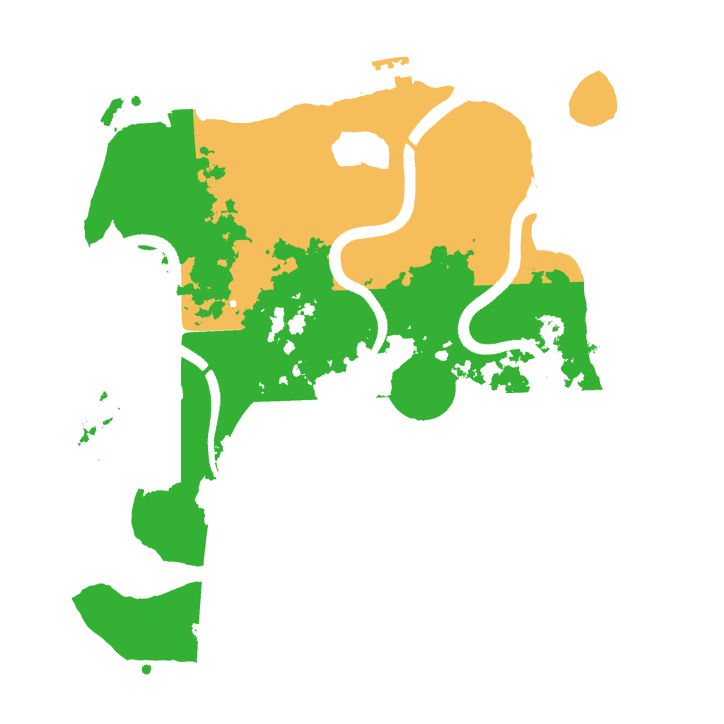 Biome Rust Map: Procedural Map, Size: 3000, Seed: 16102000