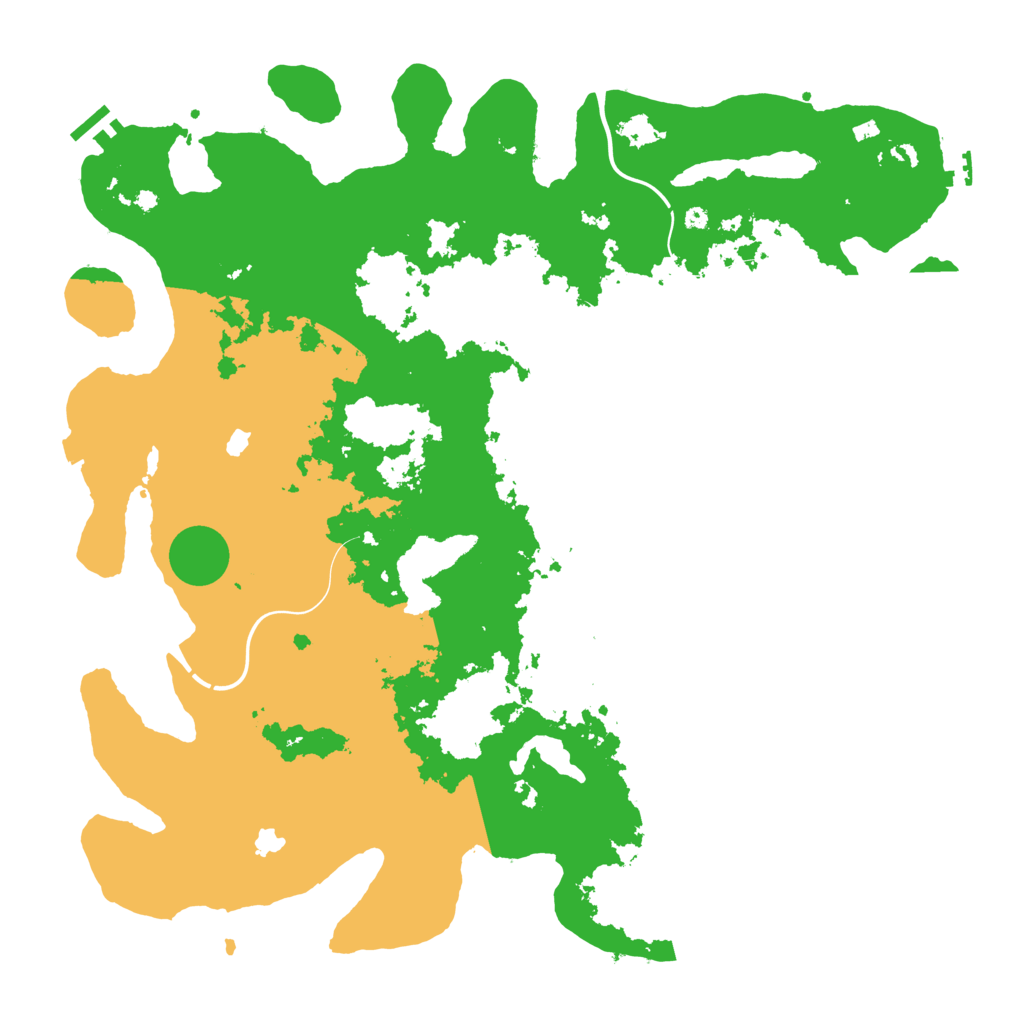 Biome Rust Map: Procedural Map, Size: 4500, Seed: 857782056