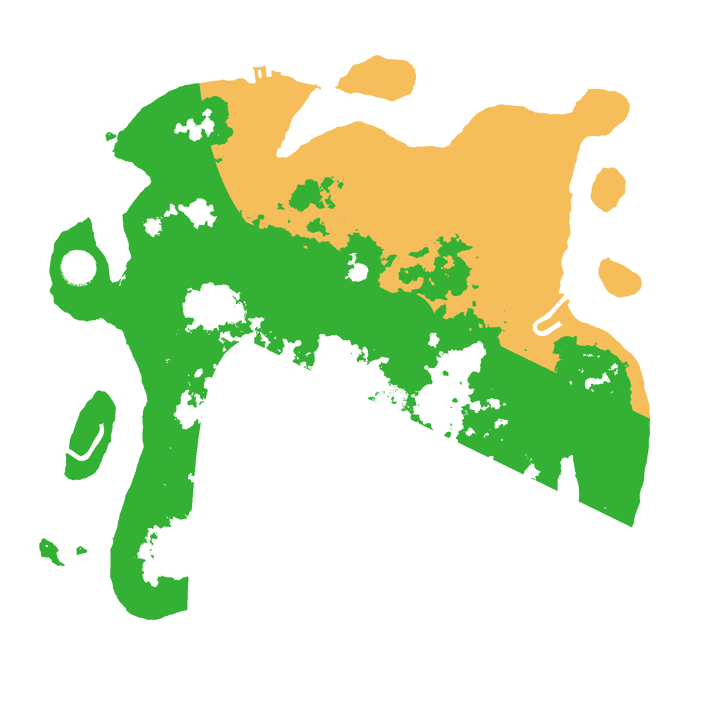 Biome Rust Map: Procedural Map, Size: 3500, Seed: 1175572519
