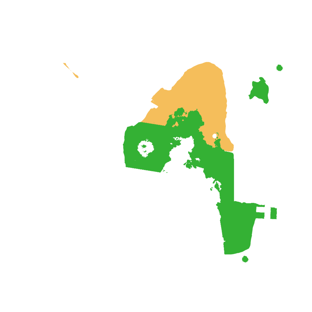 Biome Rust Map: Procedural Map, Size: 2000, Seed: 59321475