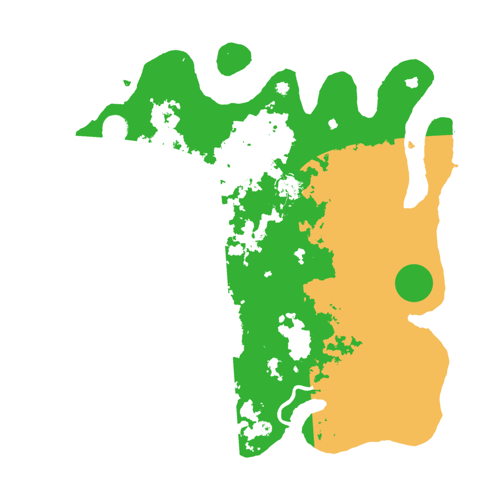 Biome Rust Map: Procedural Map, Size: 3500, Seed: 558101744