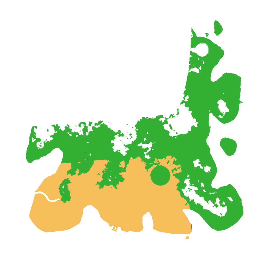Biome Rust Map: Procedural Map, Size: 3500, Seed: 4523254
