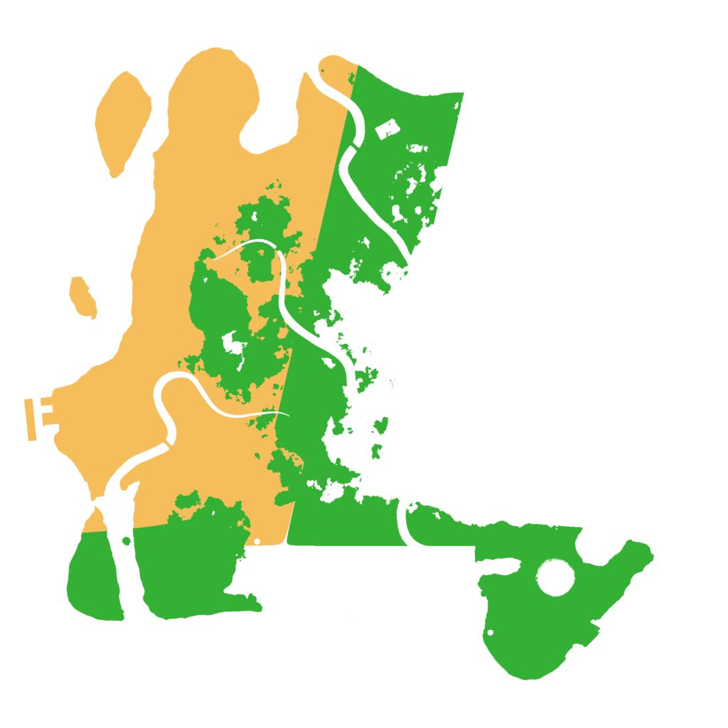 Biome Rust Map: Procedural Map, Size: 3500, Seed: 612907025