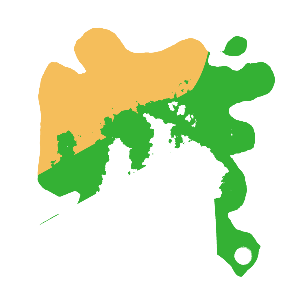 Biome Rust Map: Barren, Size: 3000, Seed: 855338997