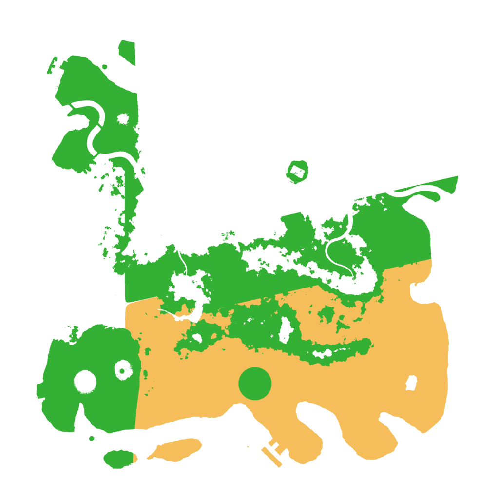 Biome Rust Map: Procedural Map, Size: 4000, Seed: 612352497