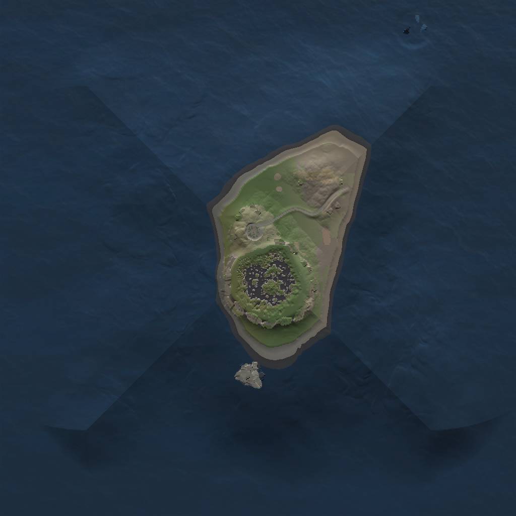 Rust Map: Procedural Map, Size: 1000, Seed: 200, 3 Monuments