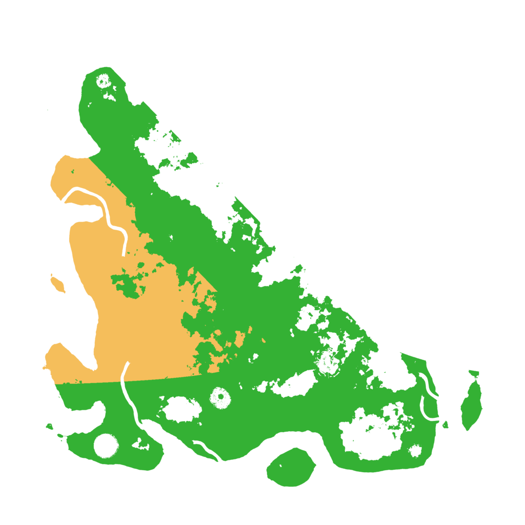 Biome Rust Map: Procedural Map, Size: 3838, Seed: 42069