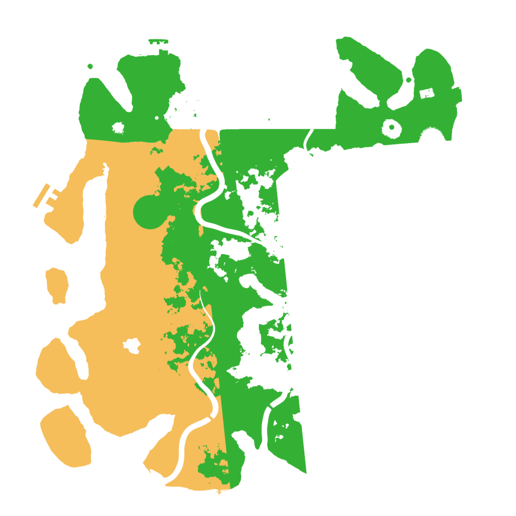 Biome Rust Map: Procedural Map, Size: 4000, Seed: 55555555