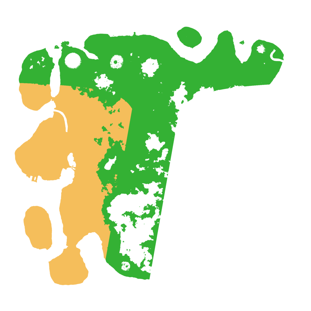 Biome Rust Map: Procedural Map, Size: 3500, Seed: 51458